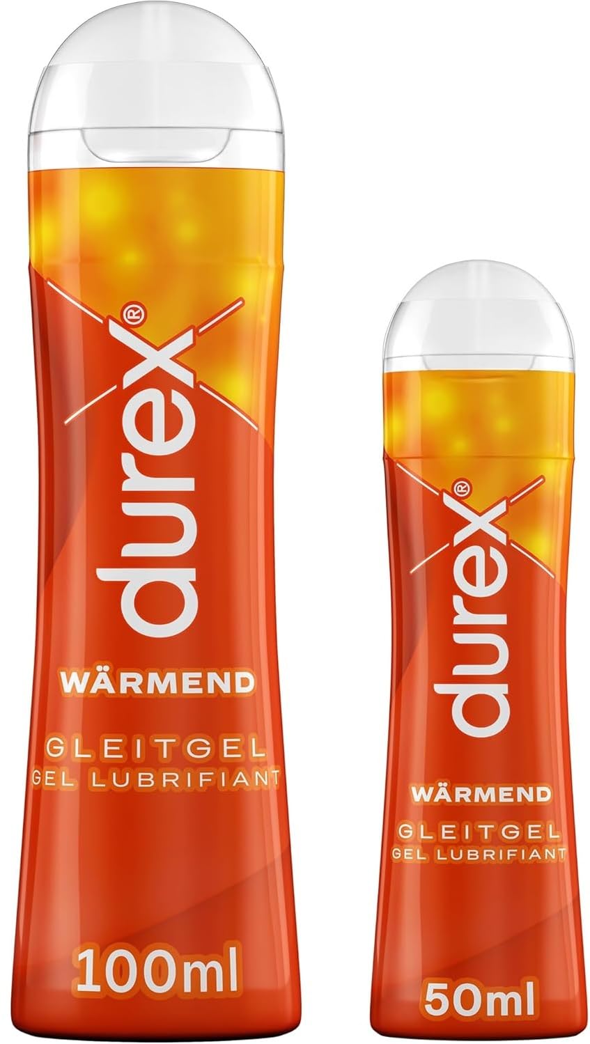 Durex Gleitgel wasserbasiert mit wrmendem Effekt Durex Play Wrmend 1x  100ml und 1x 50ml in praktischer Dosierflasche : Amazon.de: Drogerie &  Krperpflege
