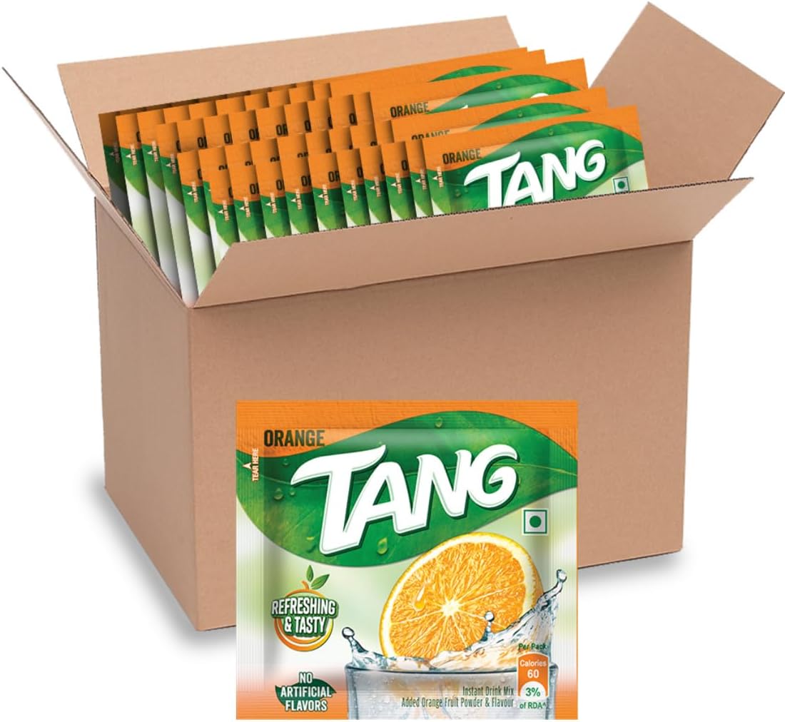 Tang Orange Instant Drink Mix, 15.3 g (Pack of 72)