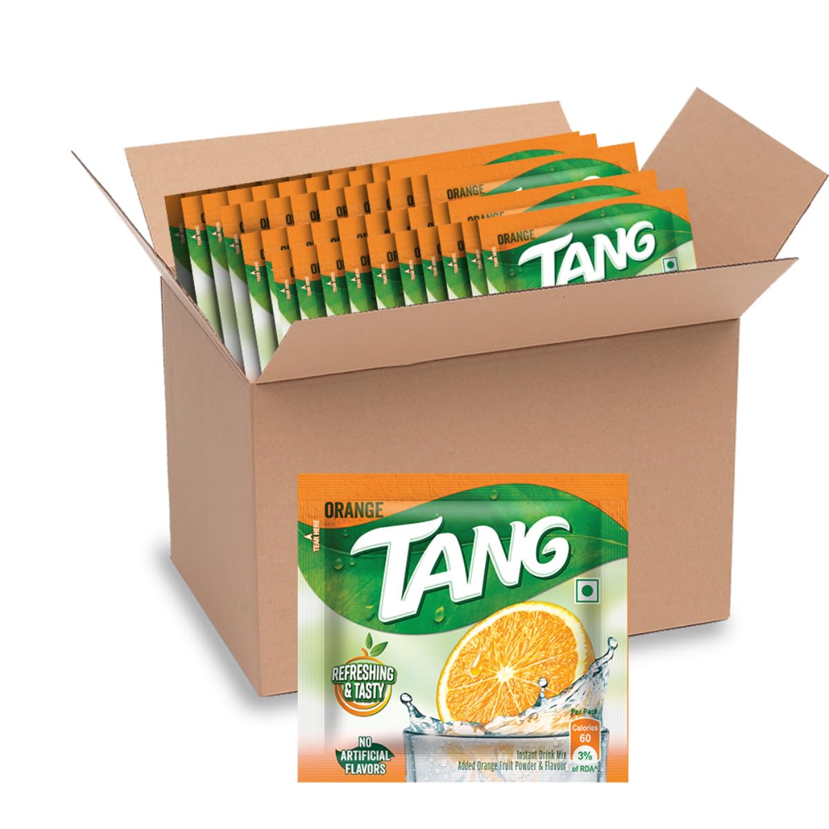 Tang Orange Instant Drink Mix, 15.3 g (Pack of 72)