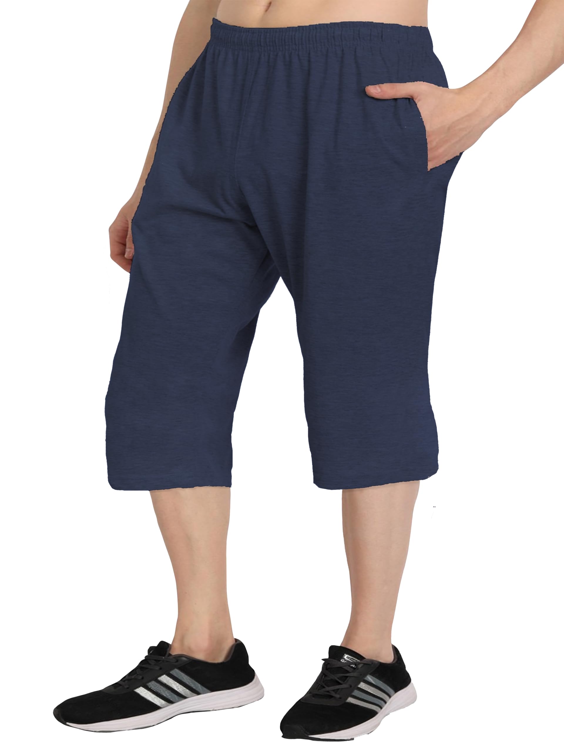 West Gate Clothing Plus Size Three Forth for Men | Cotton Mens Three Fourth | 3XL,4XL,5XL Mens Capri-picture-26