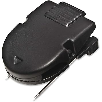 Advantus 75344 Fabric Panel Wall Clips, Standard Size, Black, 20/Box