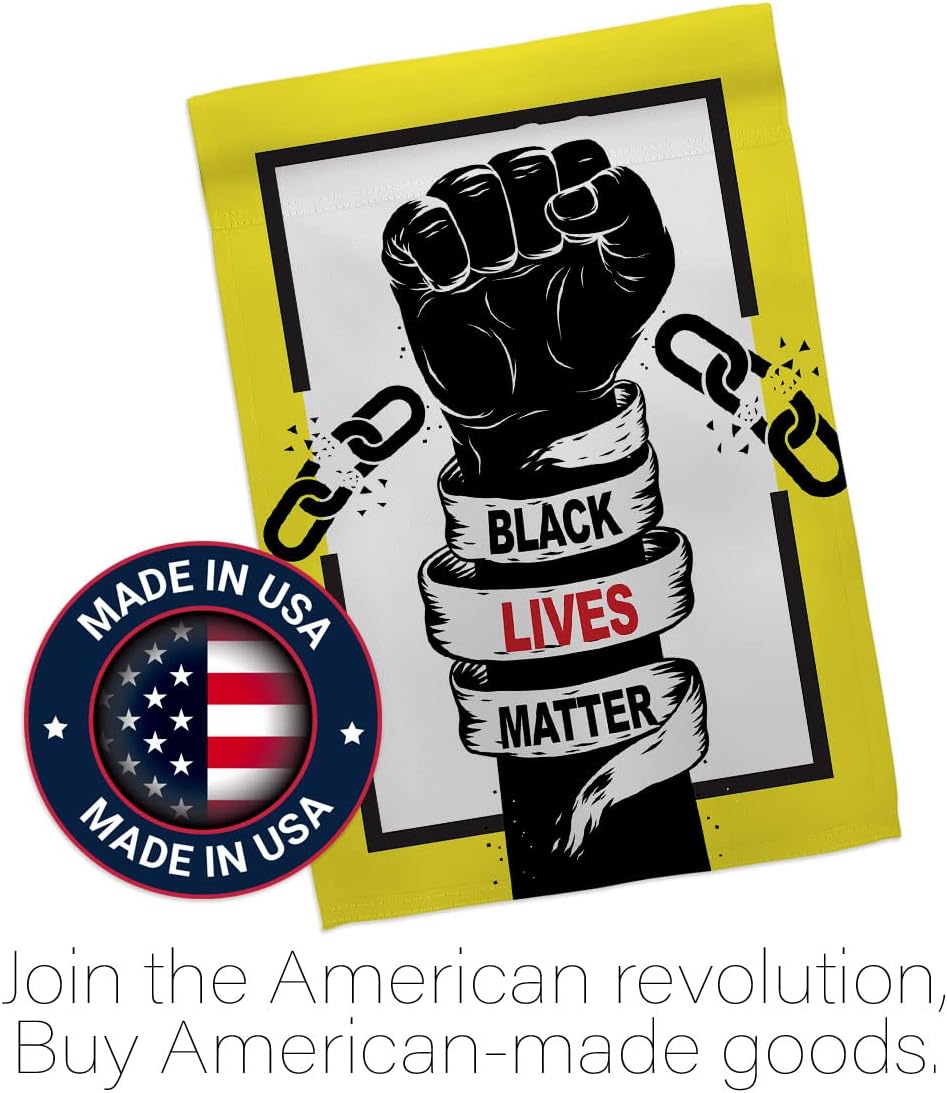 Togther We Rise Patio Decor Banner Wall Art Flag Poles for Outside House Stand Outdoor Decorations Garden Tapestry Yard Signs Black History Month BLM African Americans Heritage Made in USA