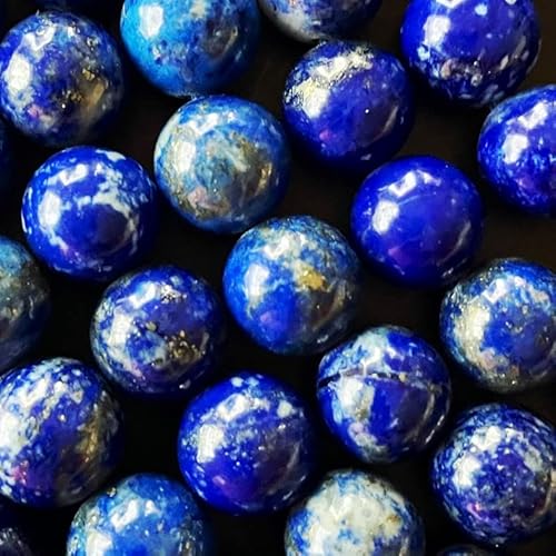 Zenkeeper 108 Pcs Lapis Lazuli Beads For Jewelry Making 8 Mm Lapis Lazuli Gemstones Loose Stone Beads thumb #2