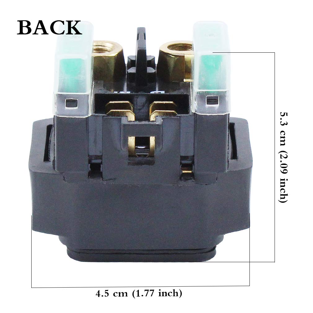 Relè Solenoide Di Avviamento Compatibile Con YAMAHA Wolverine 450 E Molti Altri Modelli ATV E Moto. Sostituisce I Codici OEM 4SV-81940-00-00.