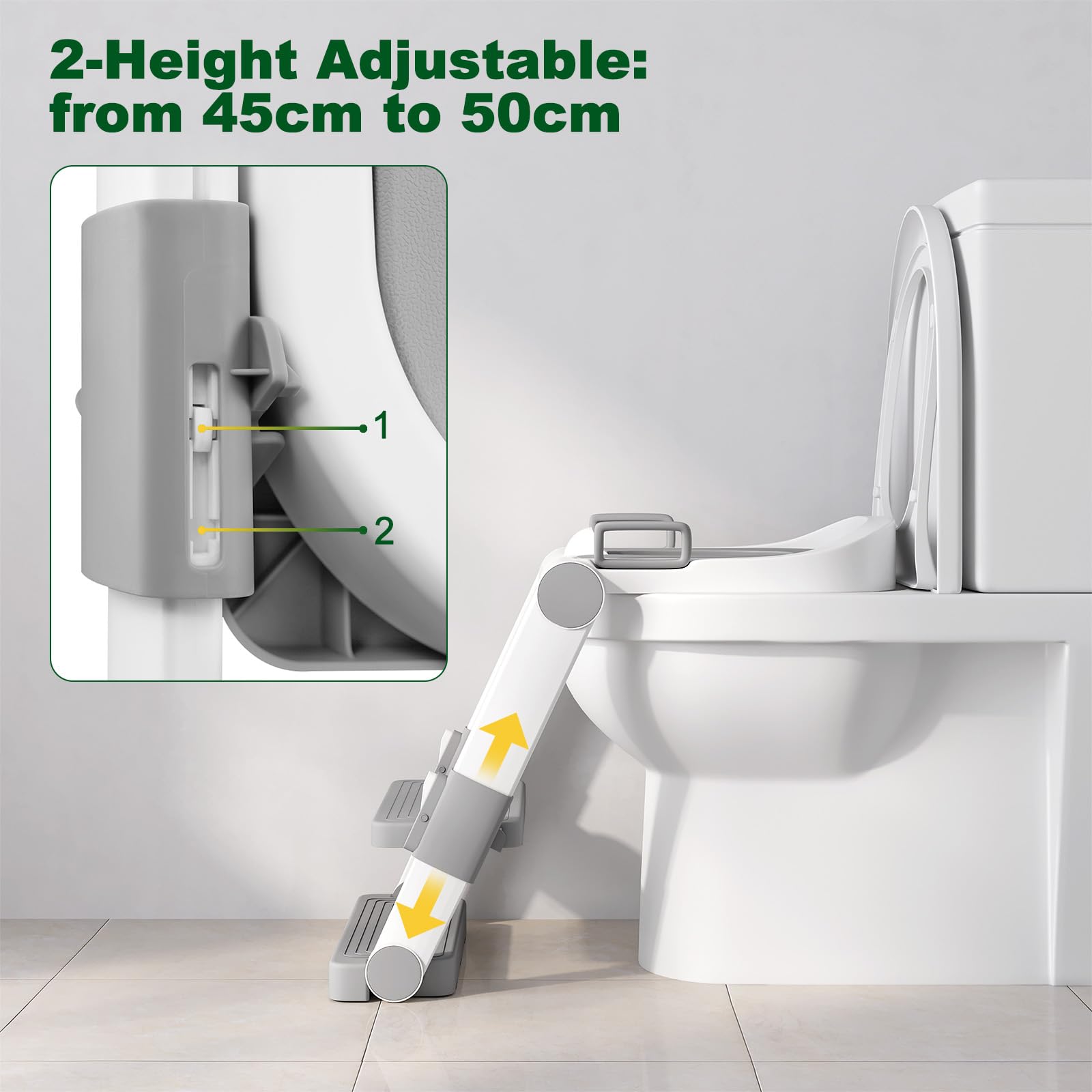 3-In-1 Reducteur Wc Enfant, Siège Toilette Pliable Pot Bebe, Réducteurs