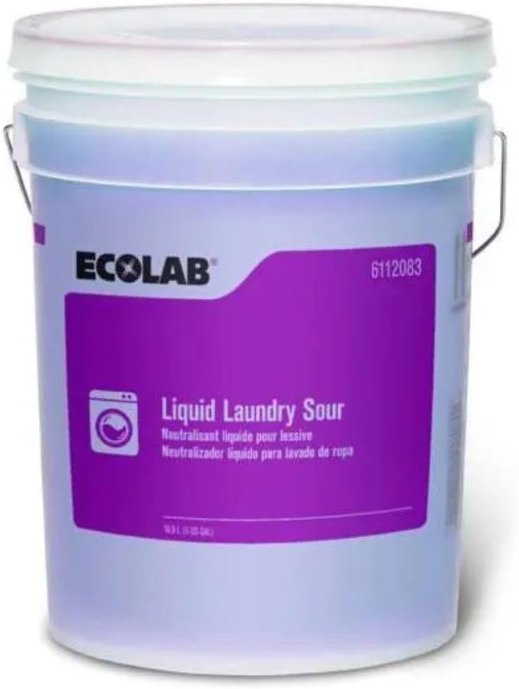 Ecolab Liquid Laundry Sour 5 Gallon Bottle