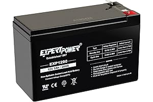 ExpertPower EXP1290 12 Volt 9 Amp Rechargeable Battery: Power Your Electronics with Confidence