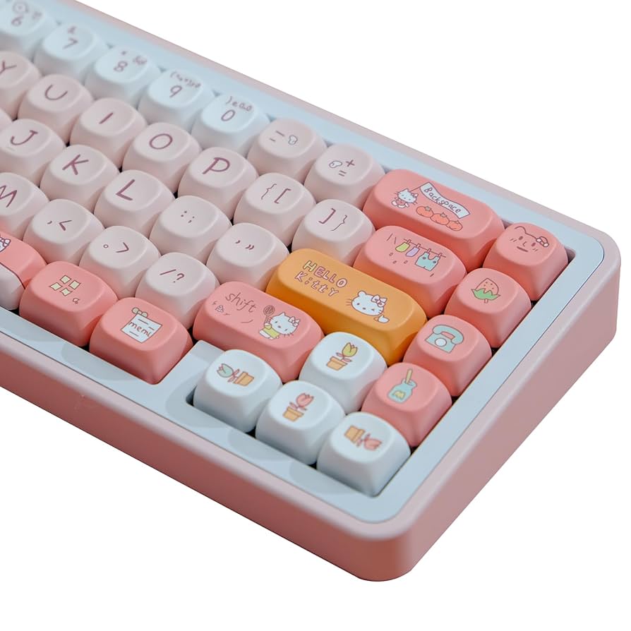 Amazon.com: ZXMICYFA MOA Keycaps, 125 Keys Dye Sublimated