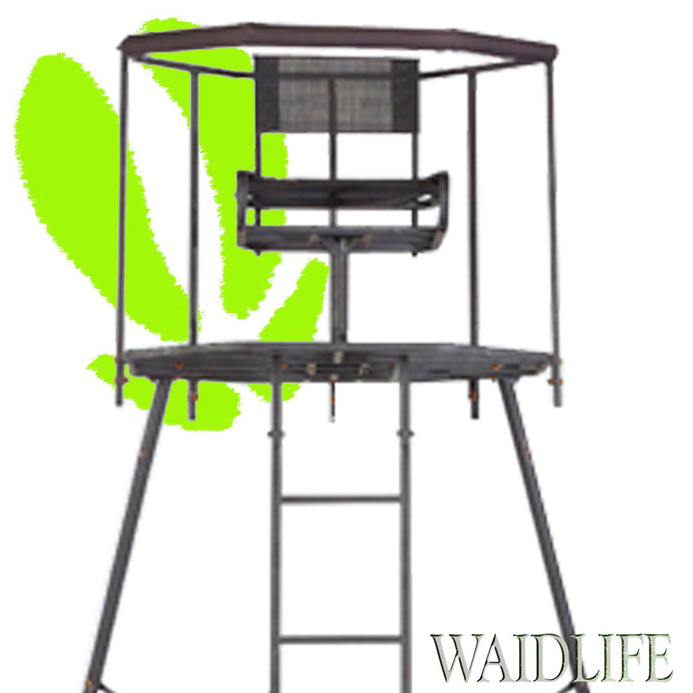 Cacería De Life 360 ° hochsitz Metal Caza – ANsitz – Escalera de Caza – Caza Púlpito
