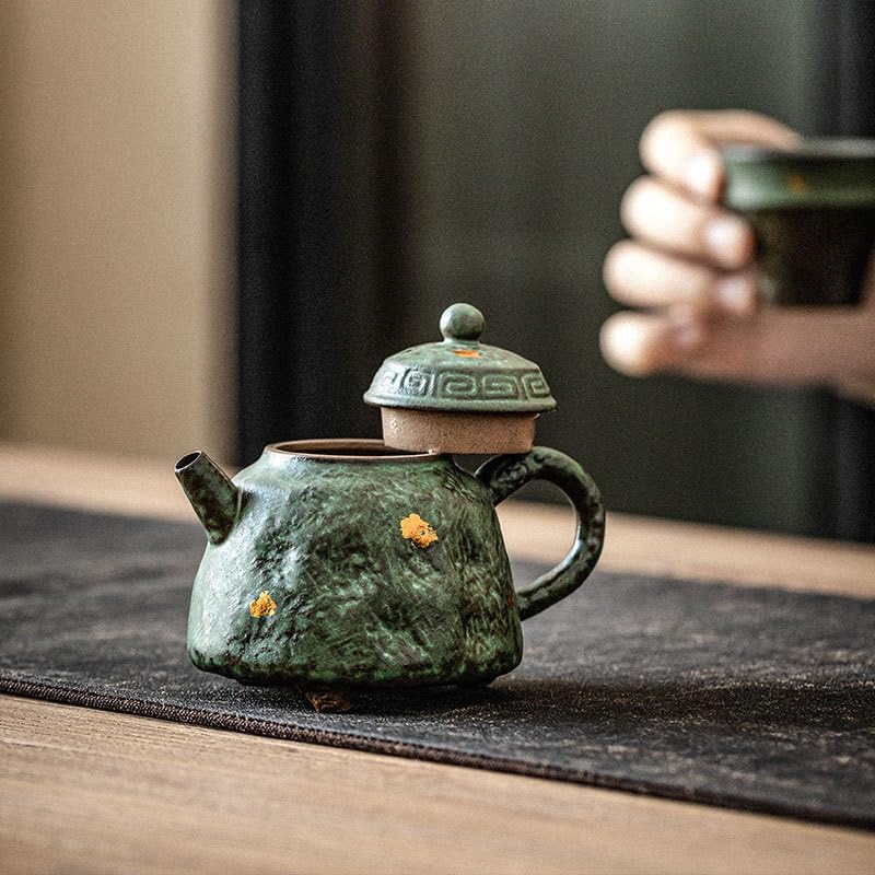 Théières Théière rétro Faite à la Main, théière Japonaise, Pot à Lait de Salon, cafetière Simple Theiere Fonte