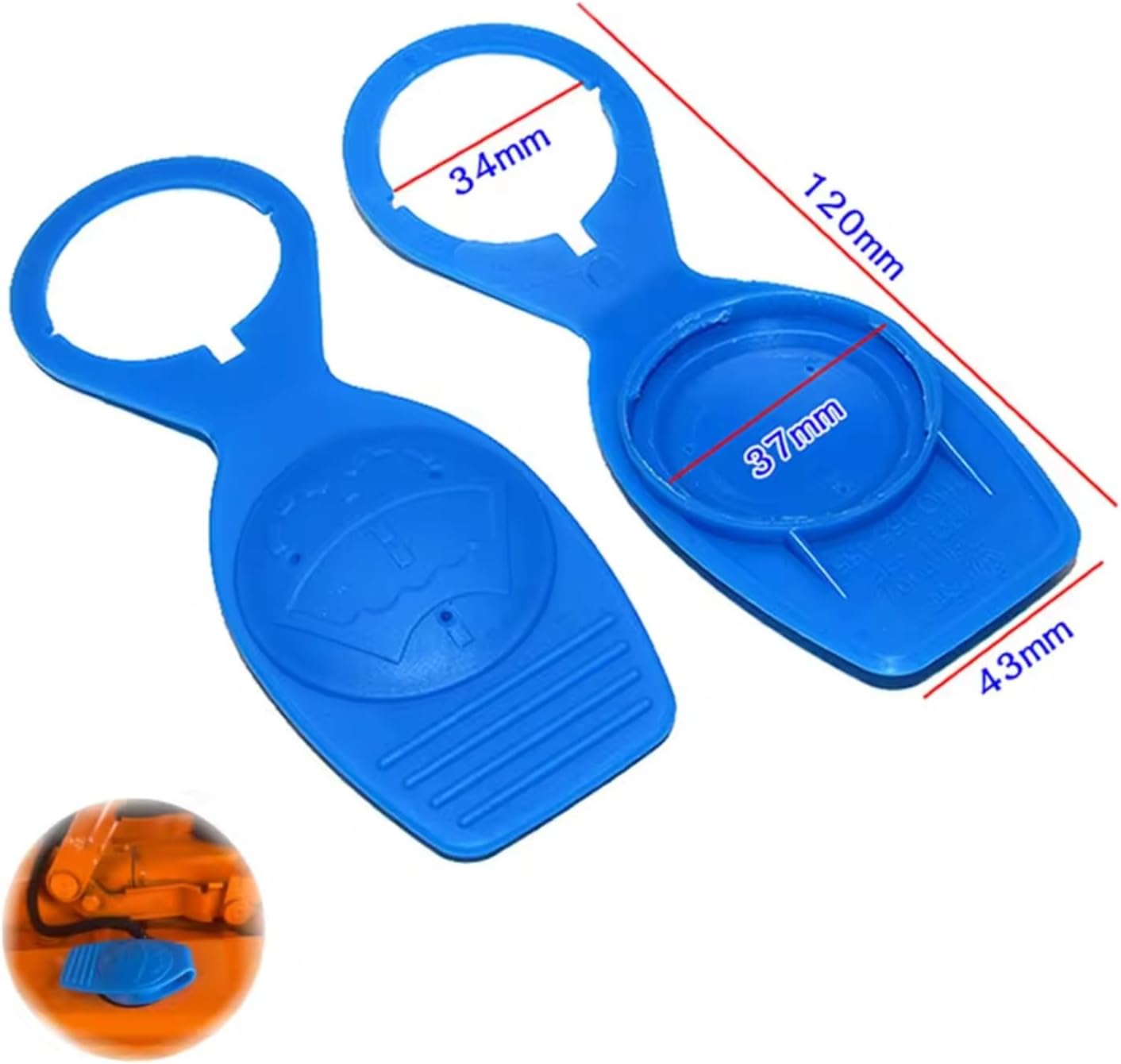 for Tt Tts 1H0955455 Car Windscreen Fluid Bottle Cover Windshield Wiper Bottle Pot Cover Car Accessories Windscreen Washer Cap