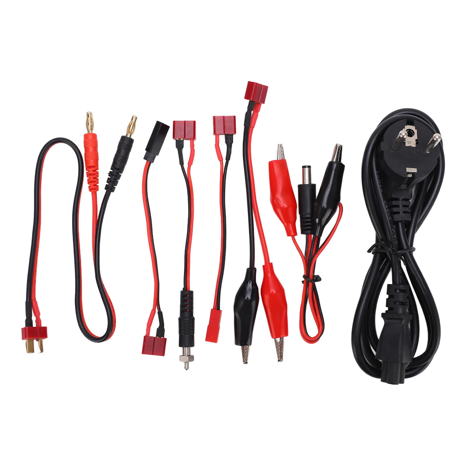 Cargador de Equilibrio IMAX B6AC Lipo, Cargador de Alto Rendimiento de 80W para Aviones Teledirigidos, Drones y Coches, Aleación de Aluminio