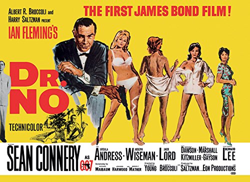 Pyramid International James Bond Doctor No Yellow, Small Canvas,Multi-colour,30.00 x 40.00 cms