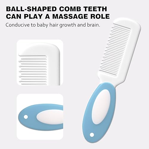 Miniatura 4 de Kit de aseo para bebés, kit de cuidado de la salud del bebé, cepillo de cerdas suaves de 5 piezas, kit de cuidado de bebé, kit de cuidado de