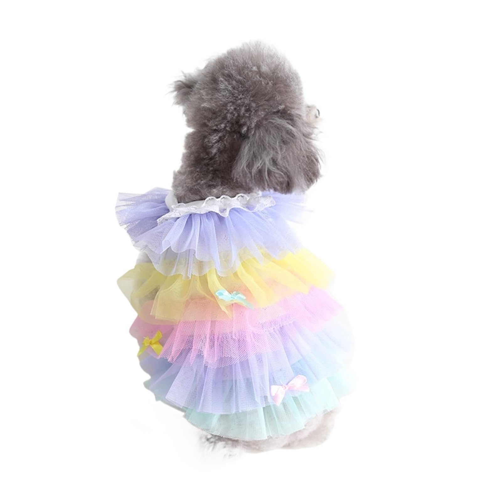 Robe de princesse en maille pour chien et chat en été taille M