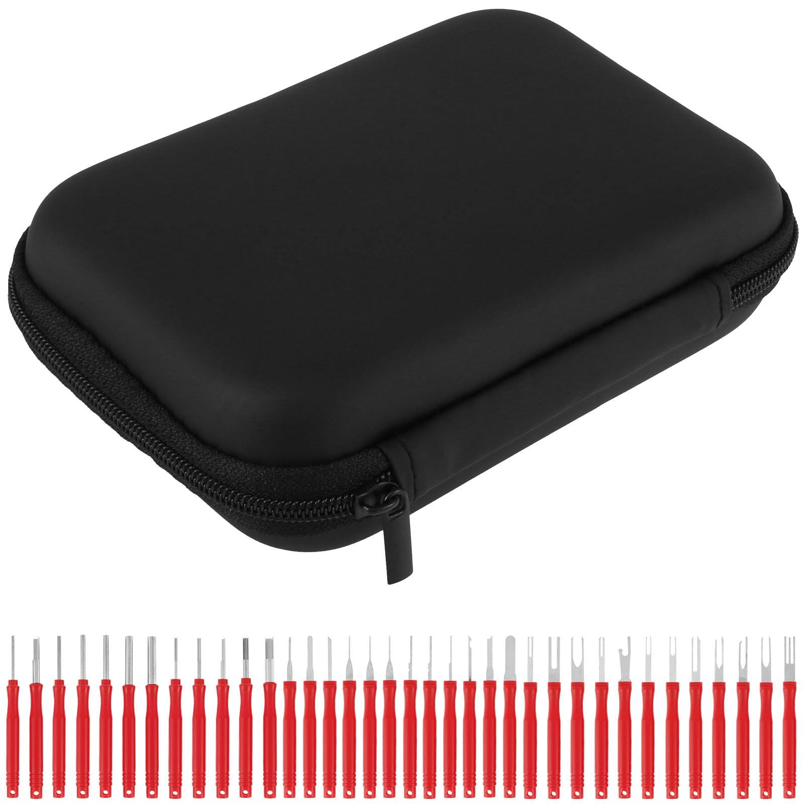 US 36Pcs Terminal Pin Removal Tool Kit Stainless Steel Pin Extractor Tool Reusable Electrical Wire Connector Pin Release Tool Auto Terminal Removal Depinning Tool Kit for Home Devices