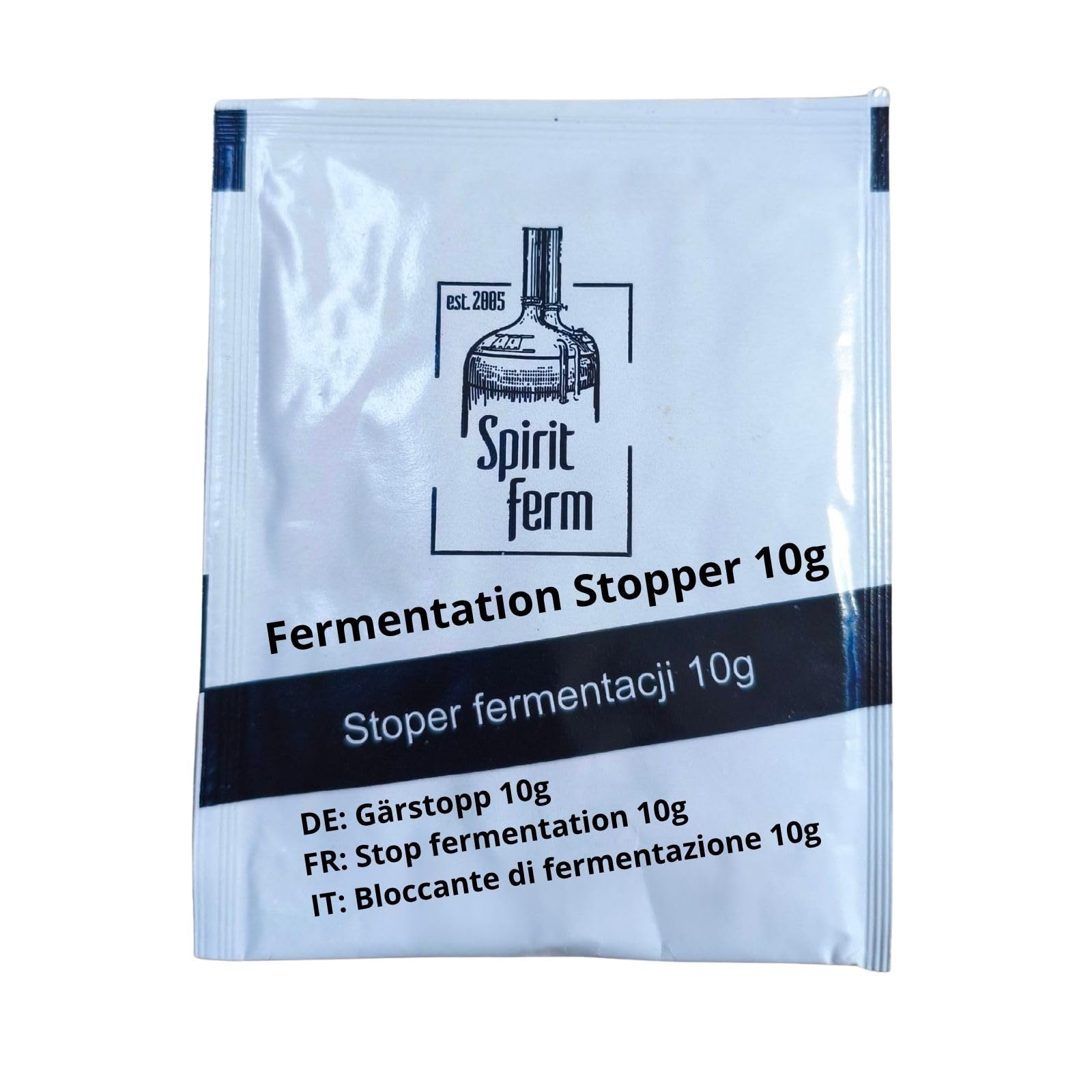 Alcofermbrew White Spirit Ferm Fermentation Stopper - Potassium Sorbate + Metabisulfite/Stabiliser Wine Beer Stabilizer Home Brew Wine Yeast