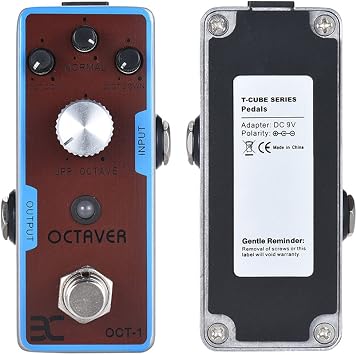 HXBER OCT-1 Octave Mini Octave Guitar Effect Pedal True Bypass Full Metal Shell