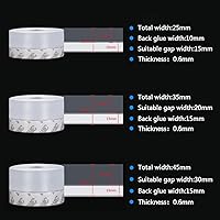 Vista 2 de TAROSE Burlete de aislamiento térmico, 33 pies, cinta adhesiva de silicona (transparente, 1.49 pulgadas) para puerta, ventana, puerta de ducha