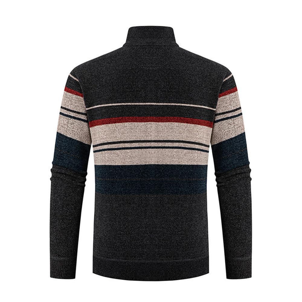 Maglione Uomo Morbido Comodo Caldo Manica Lunga Maglione Uomo Casual Moda Cappotto Lavorato A Maglia Uomo Temperamento Tendenza Cardigan Uomo