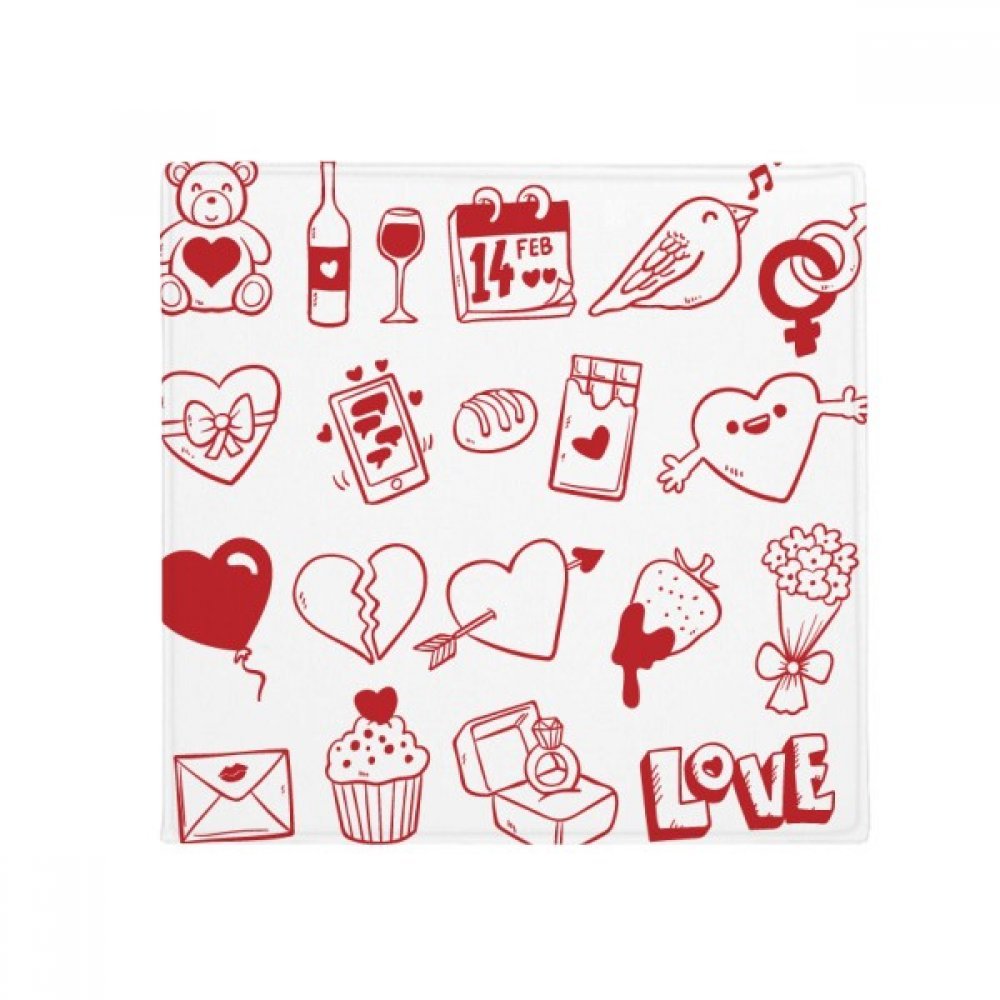 Tapis de sol oiseau d'amour 50x50cm pour cuisine et salle de bain