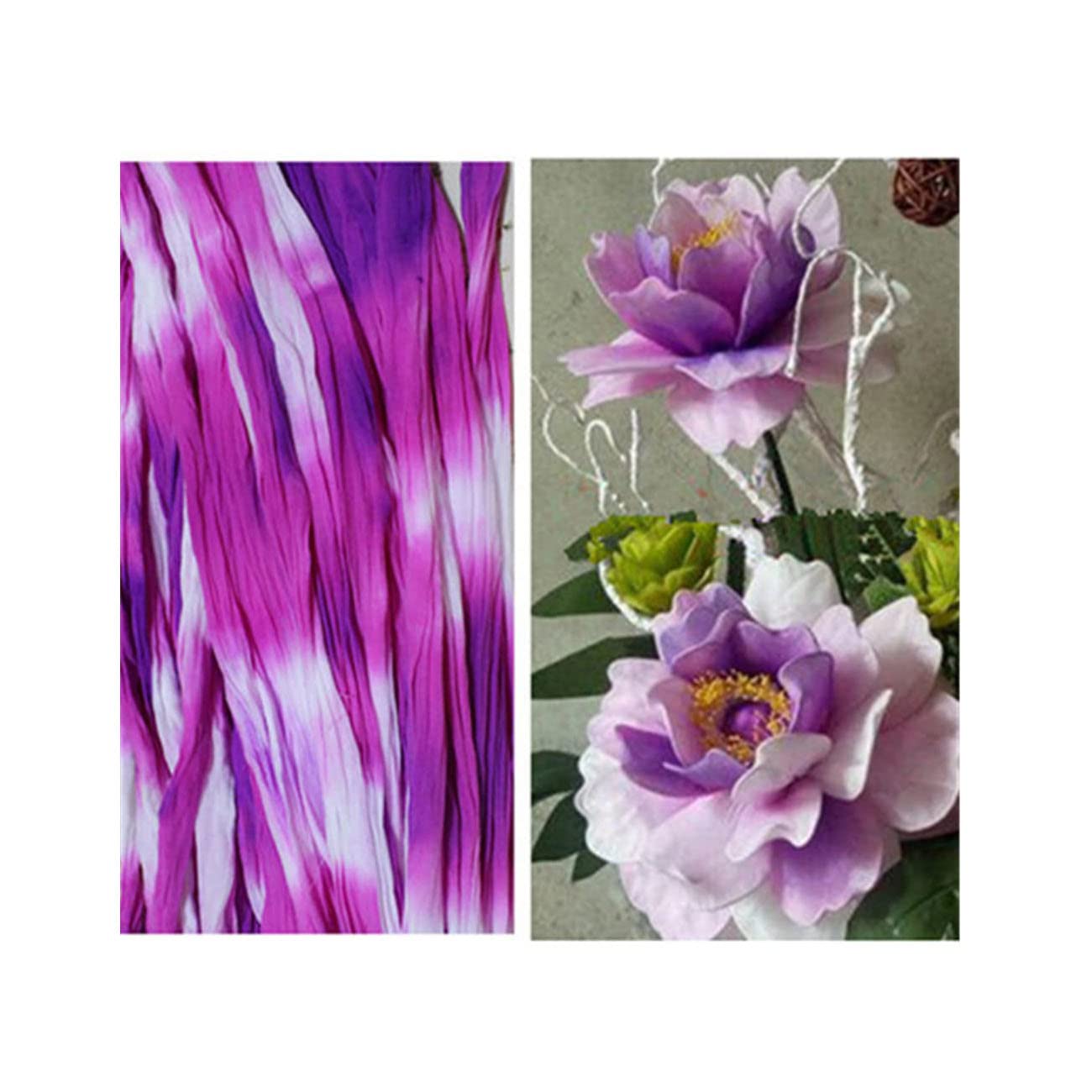 Calze Per Fiori Fai Da Te In Nylon Multicolore, 2 Pezzi, Elastiche E Morbide, Ideali Per Bouquet E Bambole, Lunghezza 120-200 Cm