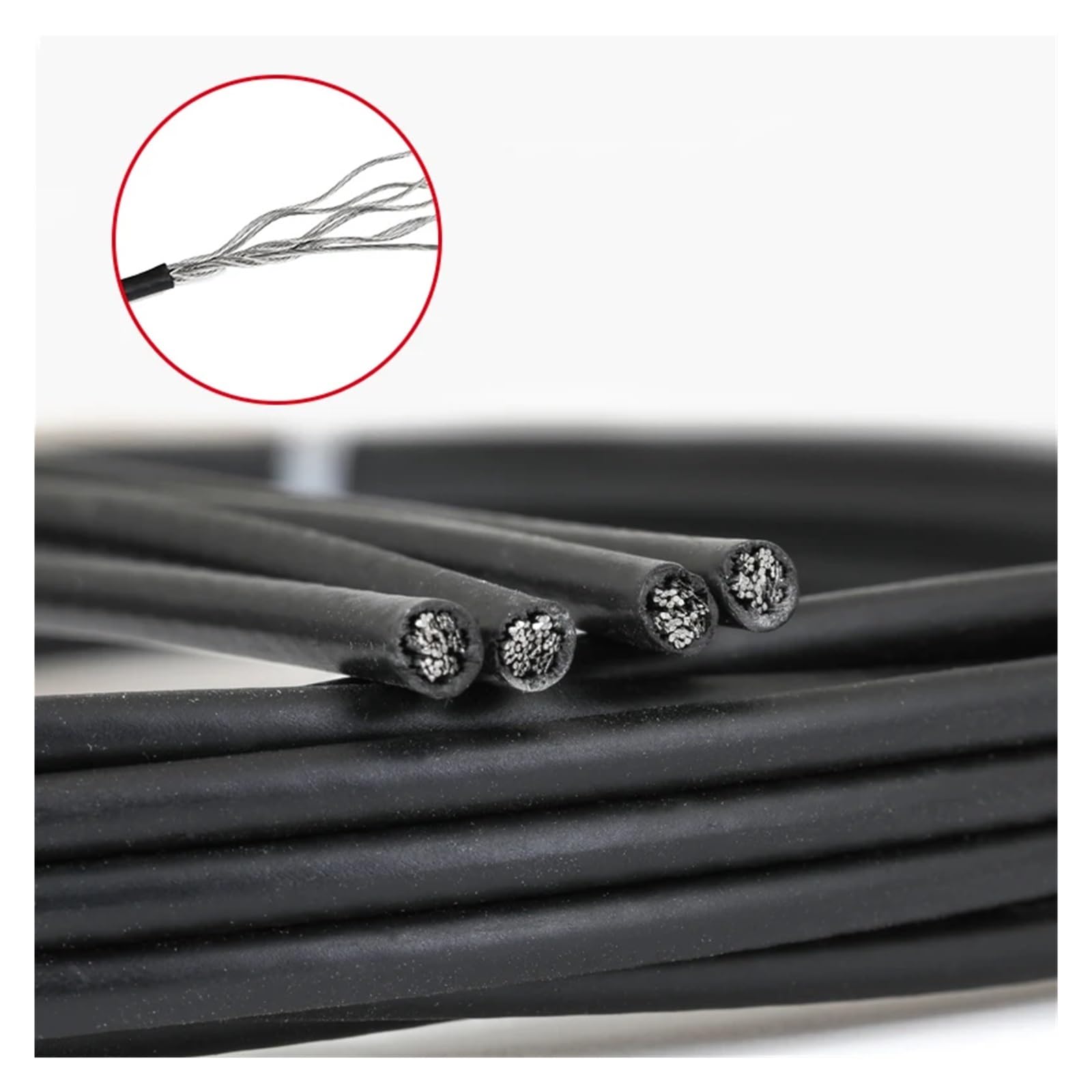 Cuerda de alambre de 1/1,2/1,5/2/3/4/5/6 mm, alambre de acero inoxidable 304 trenzado de acero inoxidable 304, cable suave de acero (10 m, 6 mm)