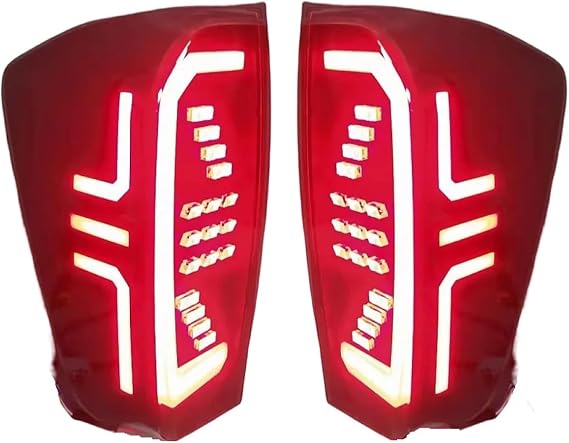 Exterior Rear Lamps Fit Compatible With Nissan Np300 Navara 2019 2020 2021 2022 2023 2024 Tail Lights With Brake Turn Signal
