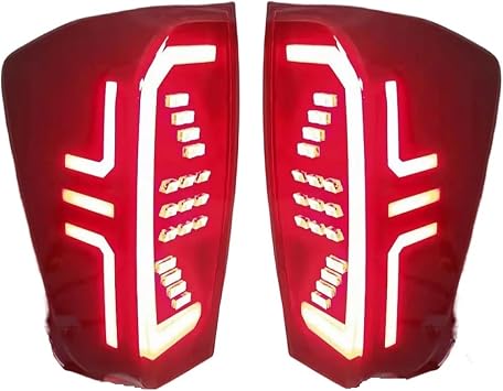 Exterior Rear Lamps Fit Compatible With Nissan Np300 Navara 2019 2020 2021 2022 2023 2024 Tail Lights With Brake Turn Signal