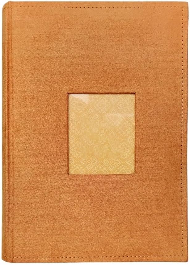 Travel Growth Commemorative Book ﻿ Cloth Covered Paper Core Album Retro Album Postcard Storage Album Album Book Applicable to Photos, Receipts, Star Cards, etc(OneColor)