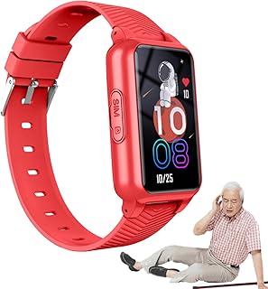 Life Alert Systems for Seniors, Elderly Smart Watch with Fall Detection, SOS Elderly Smart Bracelet GPS Tracker, Fitness Tracker Watch for Dementia Alzheimer's, SOS Call, GeoFence