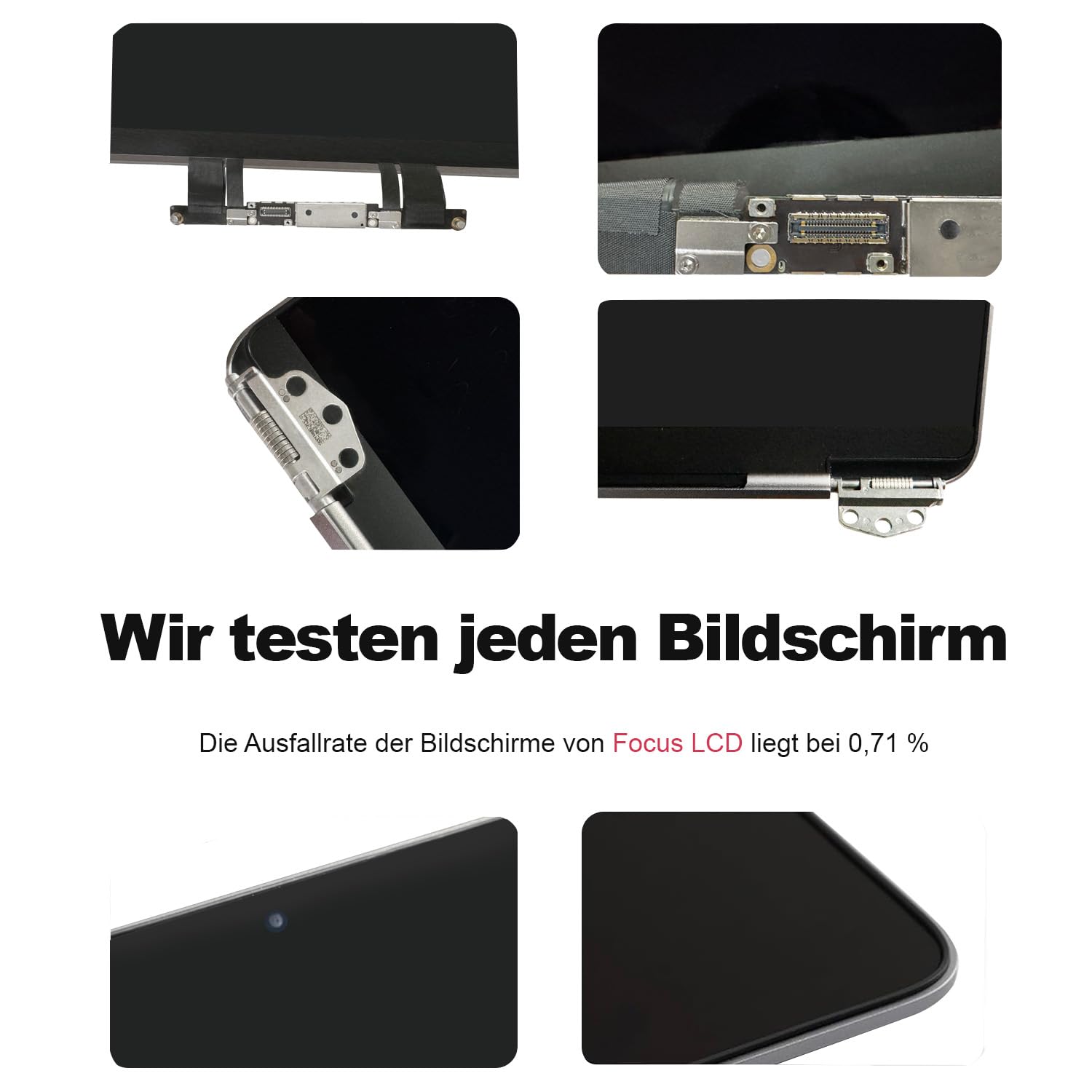 grigio spazio) per MacBook Air A2337 (13 pollici, M1, 2020) EMC 3598 risoluzione retina 2560 x 1600 completo CFCC Display LED LCD set A