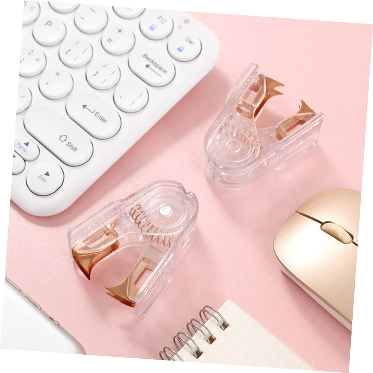 10stücke Handlicher Heftklammerentferner Im Eleganten Roségold Leicht Und Tragbar Für Bürobedarf Für Lehrer Kollegen Und Einfache Handhabung Aufwand