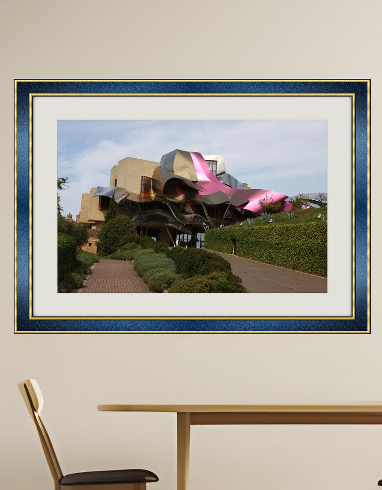JVERF - JZZH10085 Spain Hotel Marques De Riscal Elciego Hotel Design| Self-Adhesive Painting | Frameless