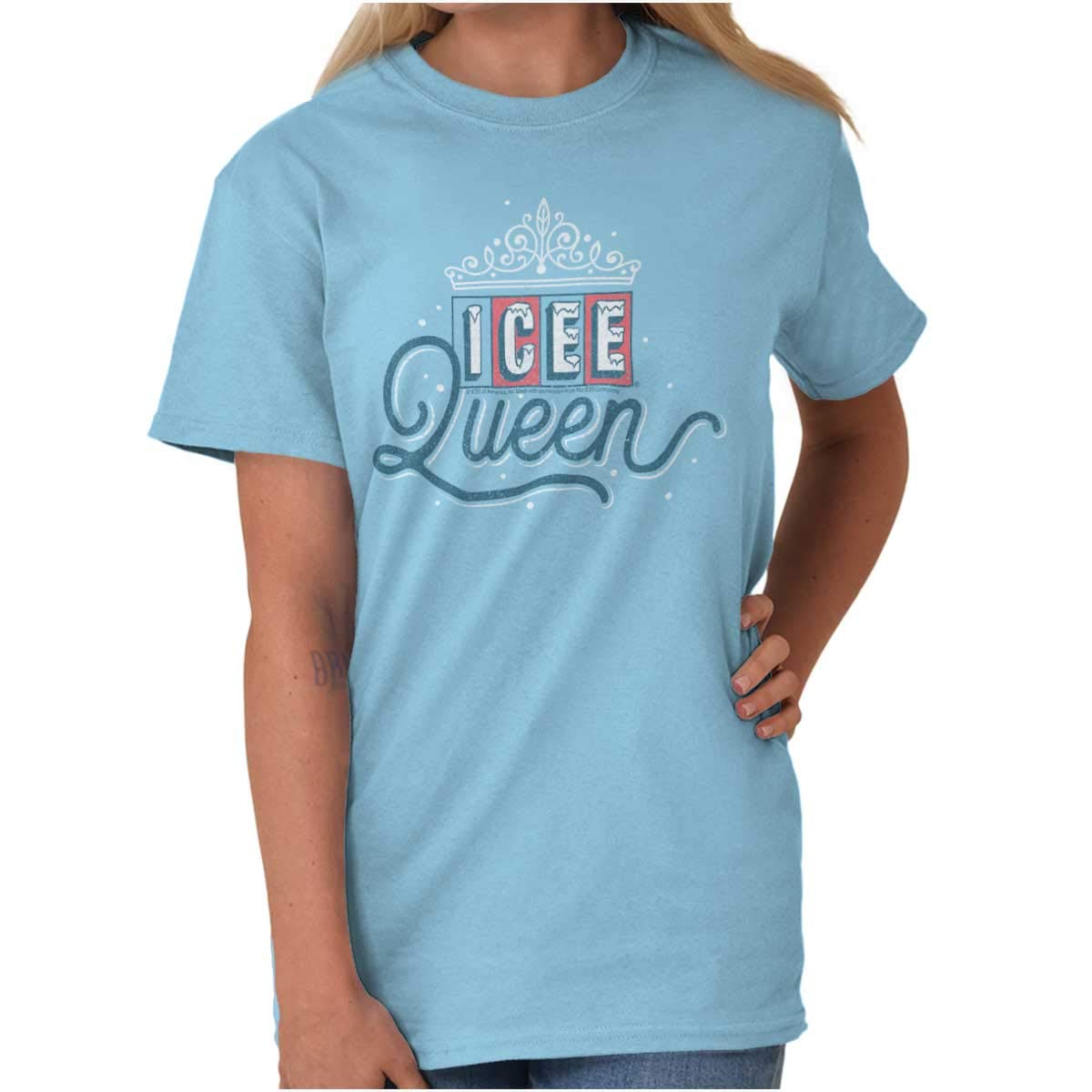 Brisco BrandsICEE Queen Officially Logo Womens Graphic T Shirt Tees