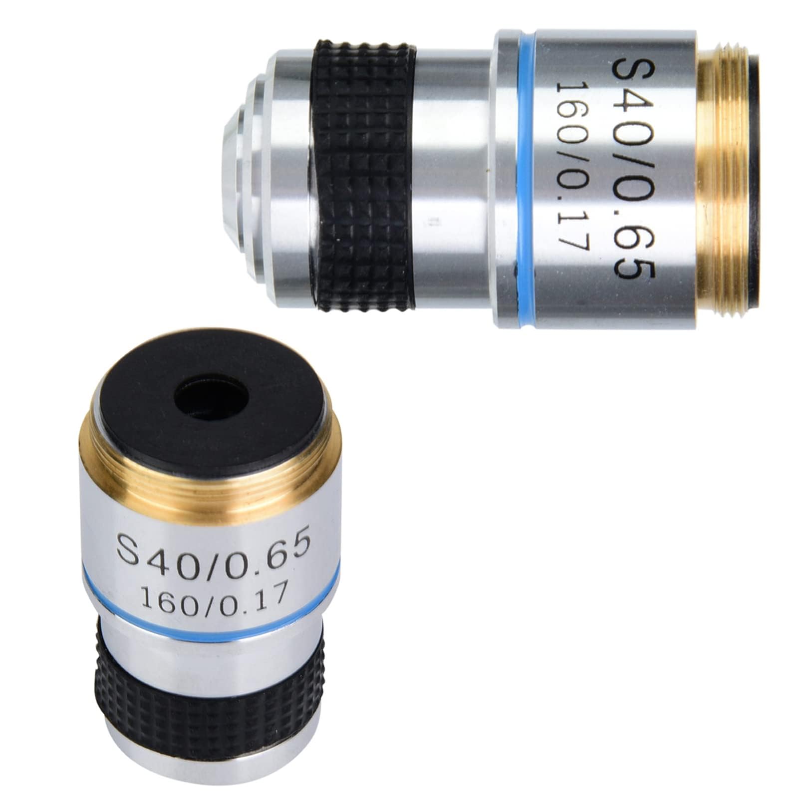 Objectifs Achromatiques 40X 185 Objectif Microscope 40 0.65 160 0.17 SP Lentille éLiminer Les Reflets IndéSirables pour Le Microscope Biologique