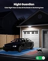 Vista 5 de Solar Security Cameras Wireless Outdoor 4 Pack, 3MP Security Cameras Wireless Outdoor, Pan Tilt 360°WiFi Camera with Color Night Vision/PIR