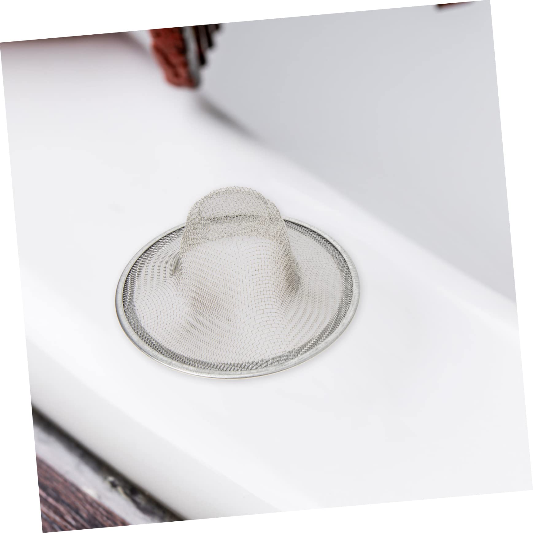 NUOBESTY Colador De Drenaje De Inoxidable De Bañera Y Lavabo Atrapa Cabello Y Residuos Accesorio Multifuncional Compatible con Drenajes Estándar 4 Piezas X 4