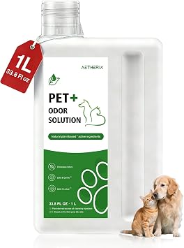 Pet Odor Floor Cleaning Solution Compatible with Dreame Robot Vacuums & Mops, Dog & Cat Urine Odor Remover, Safe for Pets, 0 Residue, Low-Foam, Deep Cleans for Multiple Hard Floors 33.8 Fl Oz