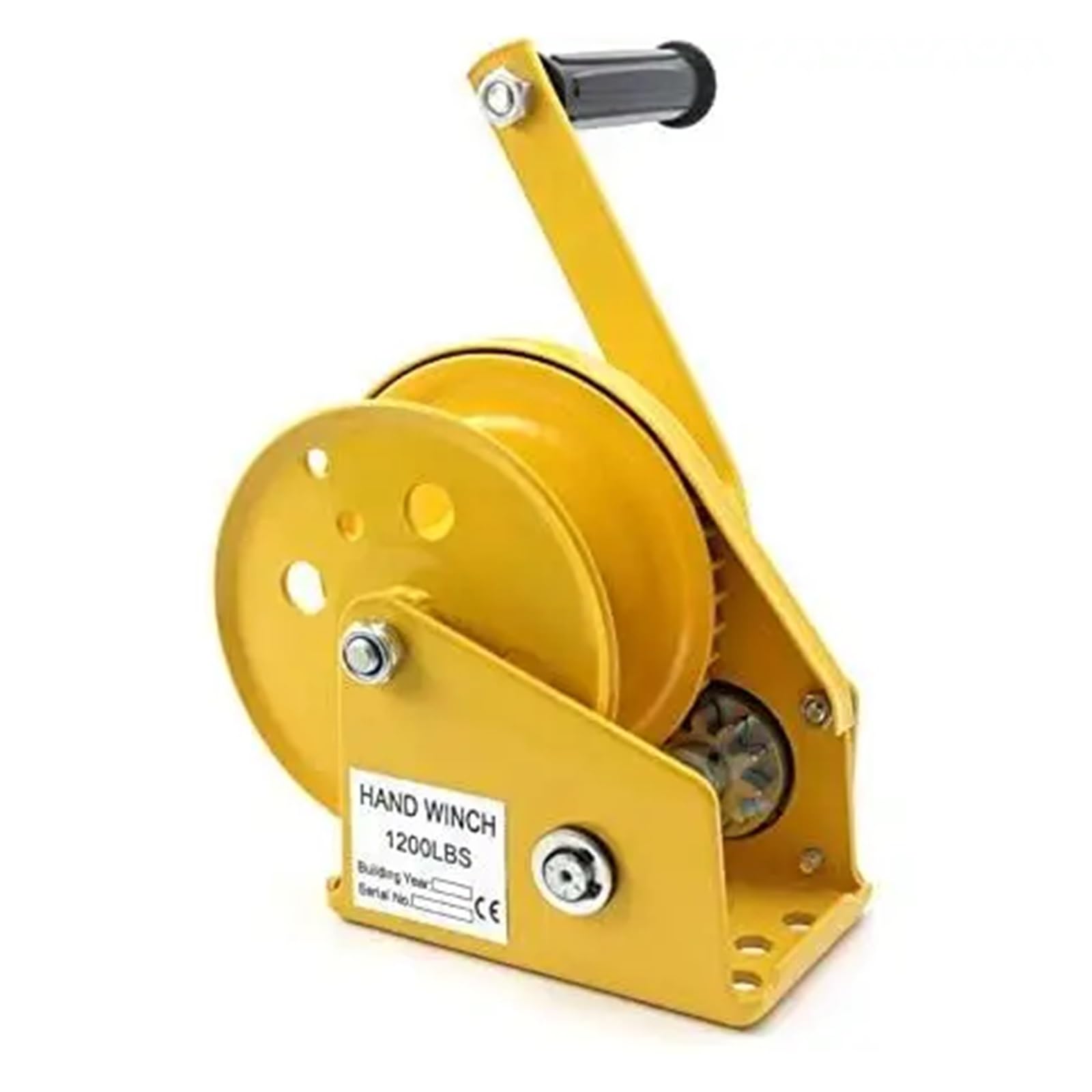 Handwinde 1800 lbs manuelle Handwinde mit Bremse, automatische Handkurbel-Stativwinde, vertikale Hebewinde