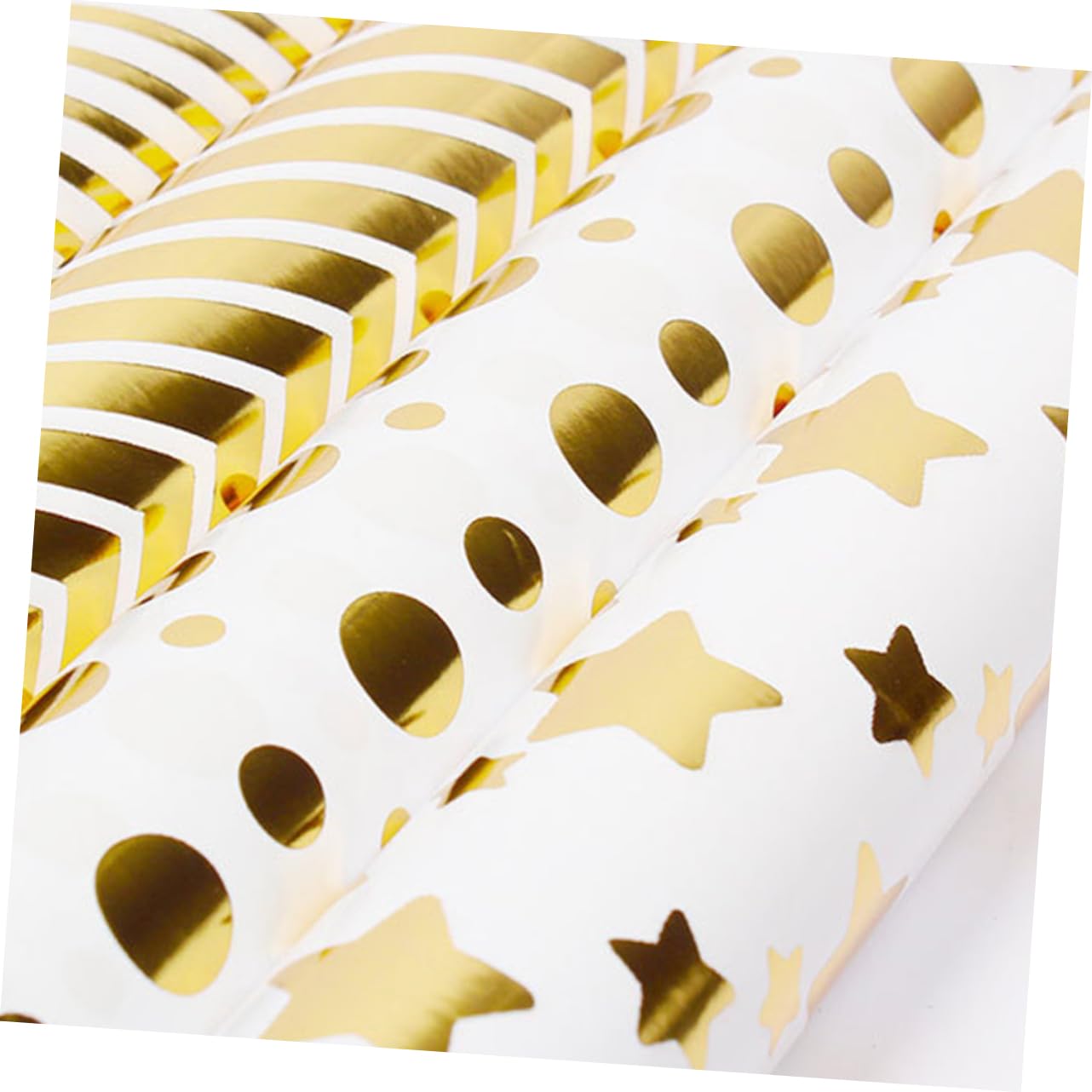 PartyKindom 12 Stk Festliches Geschenkpapier Weihnachtsgeschenkverpackungen Weihnachtsgeschenkpapier Kreatives Geschenkpapier Punkt-geschenkpapier Süßigkeitenverpackungen Streifen Partybedarf