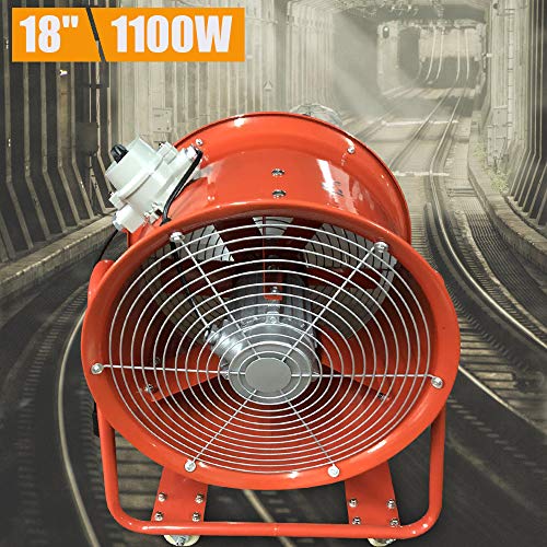 Ventilateur de chantier mobile industriel 220 V pour atelier