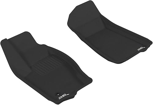 3D MAXpider 2005-2010 Jeep Grand Cherokee Kagu 1st Row Floormat - Negro (L1JP00111509)