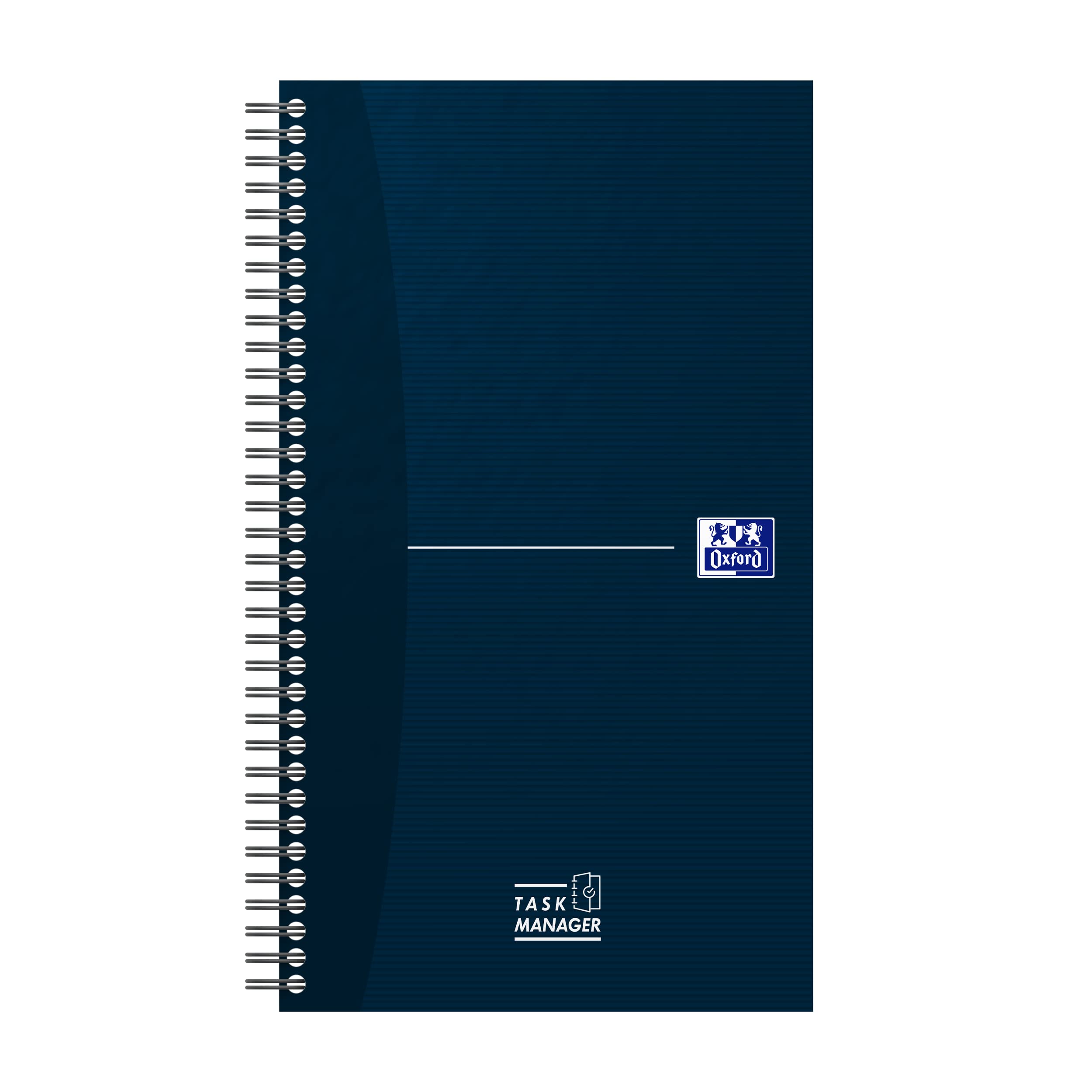 Oxford Task Manager - Quaderno a spirale, 230 pagine, colore: Blu