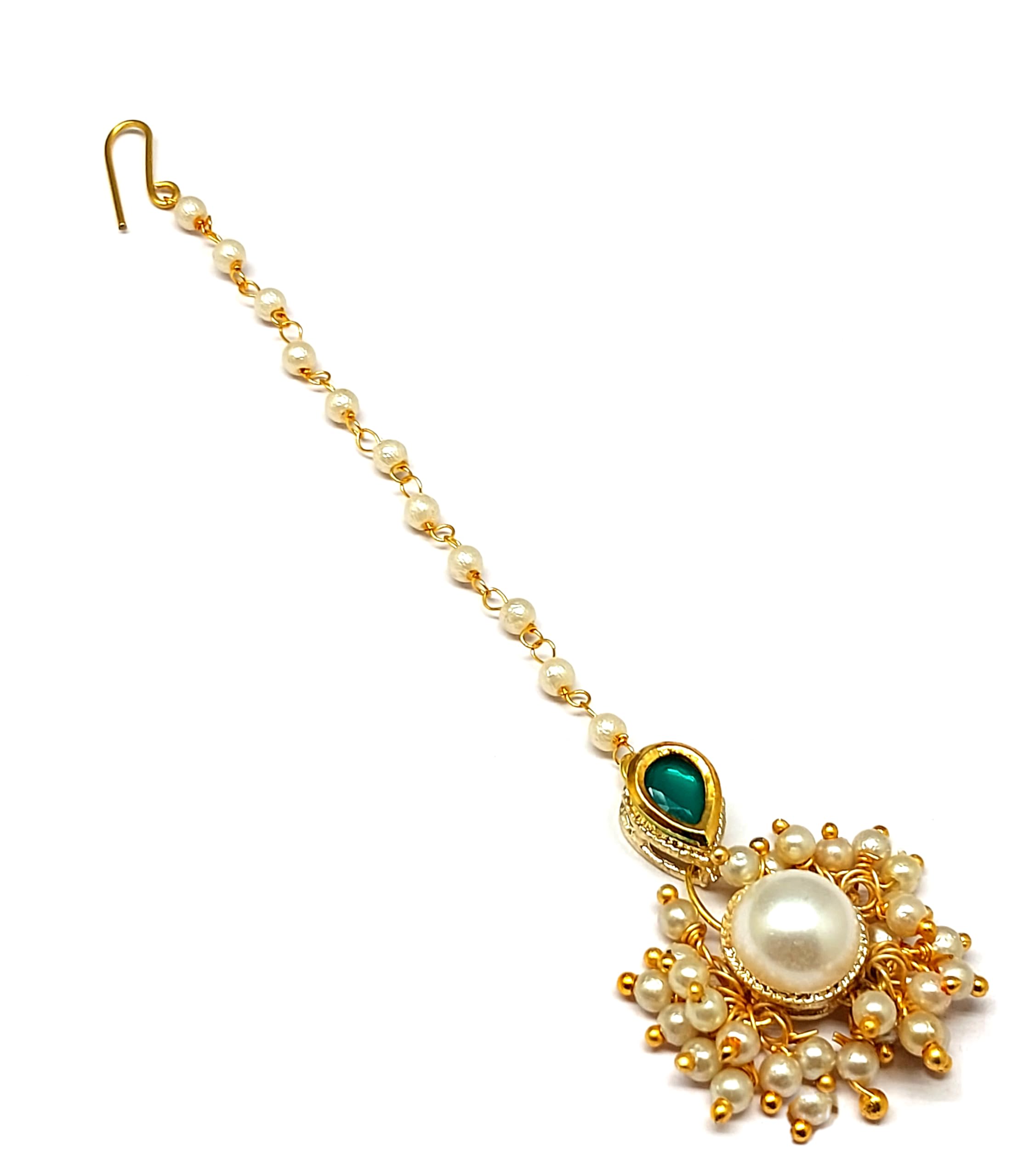 Radhesh Creation And Jewellery Gold Plated Maangtikka For Women And girls (MT-5245) (B0CWTSLGTN) Amazon Price History, Amazon Price Tracker