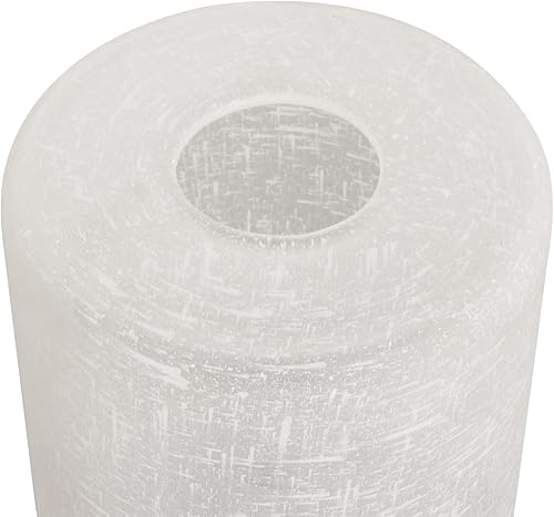 Miniatura 5 de Paquete de 2 pantallas de lámpara de vidrio esmerilado blanco, globo de repuesto o cubierta con adaptador de 1-58 pulgadas para lámpara colgante,