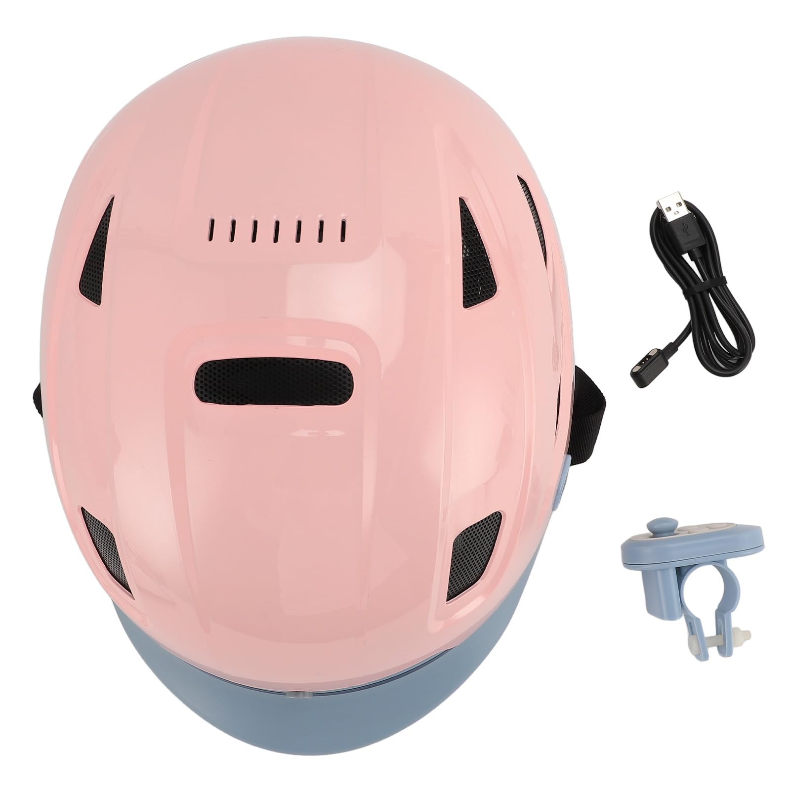 Fahrradhelm mit Bluetooth, Intelligenter Fahrradhelm für Erwachsene, Männer und Frauen mit Integrierten Lautsprechern, Intelligenter Helm mit Weitwinkellicht, Warnlicht,