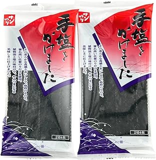 サン海苔 有明海産 佐賀のり 手巻き おにぎり 手塩をかけました 2切4枚 ×2個 (8枚) セット 佐賀海苔 国産 佐賀県産 味付け海苔 佐賀県有明海漁協推奨 その柔らかな食感と美味しさで 格段のものと 誉れ高い佐賀のりだけを使用 植物油と塩の味付けで やみつきになる 美味しさに仕上げました