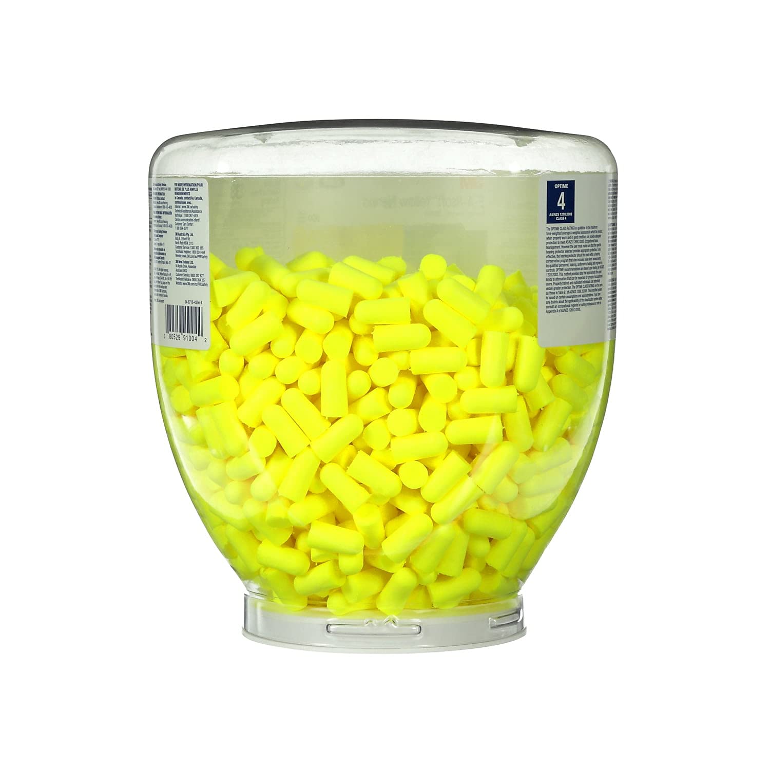 3 M mmm3911004 e un Rsoft neón Tapered Earplug Recambio, inalámbrico, Amarillo, 500/caja, Amarillo