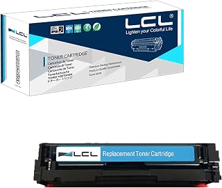 LCL Compatible for HP 201A 201X CF401A CF401X High Yield (1-Pack Cyan) Toner Cartridge for HP Color Laserjet Pro M252 M252dw M252n HP Color Laserjet Pro MFP M274 M274n M277 M277dw M277n